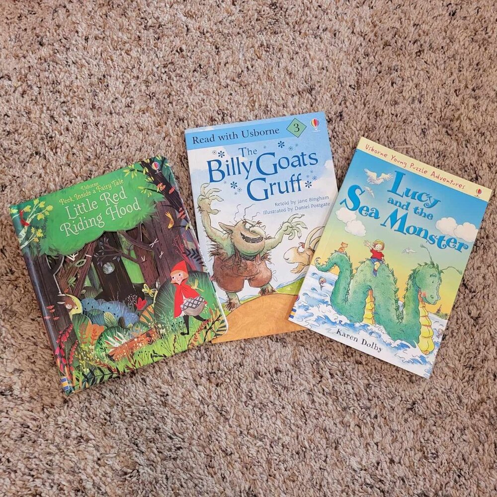 Three Usborne Books